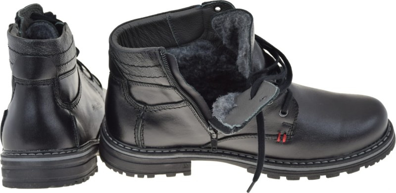 Skórzane kamasze męskie z kożuchem.JPG