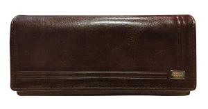 Portfel damski skórzany brązowy RFID na karty | Rovicky CPR-8787-BAR