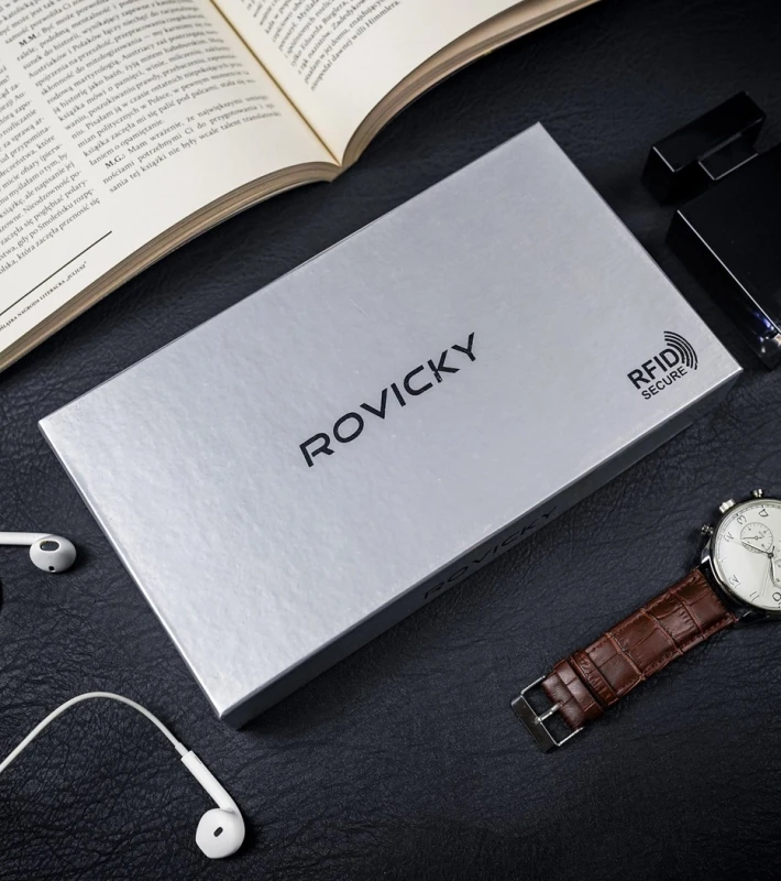 Portfel damski skórzany brązowy