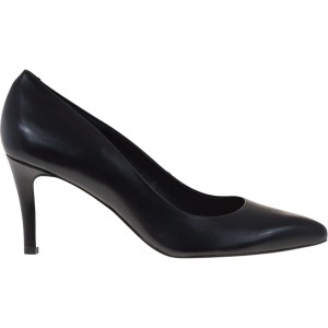 ELEGANCKIE CZÓŁENKA DAMSKIE SKÓRZANE NA SZPILCE BRAVOMODA 1454 CZARNE