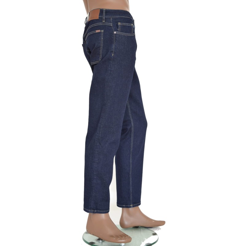 Jeansy męskie na co dzień z wysokim stanem.JPG