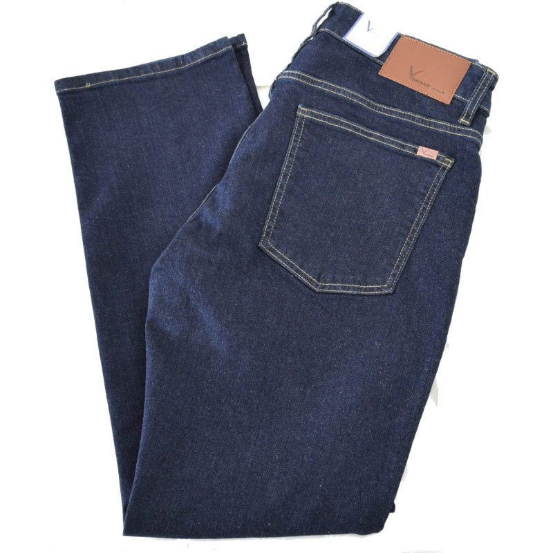 Jeansy męskie modne granatowe.JPG