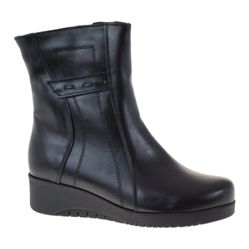 Botki damskie z naturalnej skóry, stylowe i ocieplane.jpg