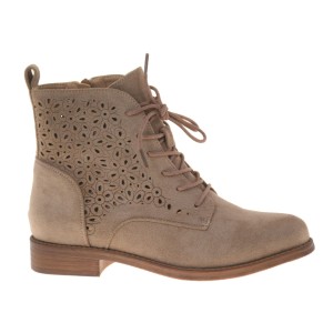 STYLOWE BOTKI S. BARSKI MODEL HY42-136 BEIGE - MODNE I WYGODNE BUTY DAMSKIE NA JESIEŃ