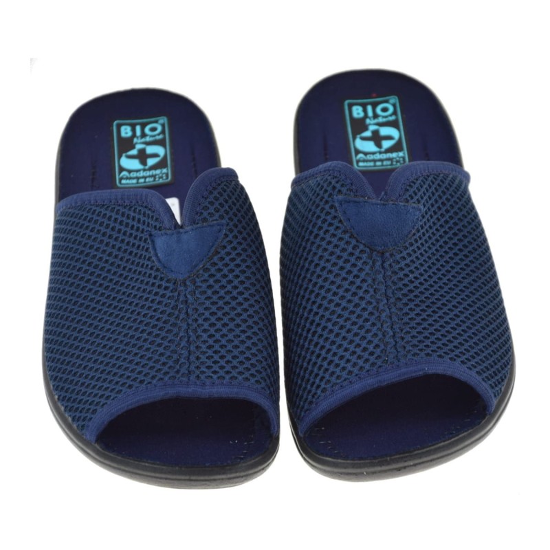 Klapki granatowe damskie zdrowotne.jpg