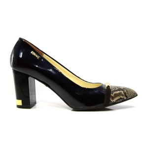 CZÓŁENKA DAMSKIE ELEGANCKIE WIZYTOWE KORDA 1336 SKÓRZANE