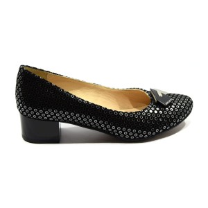 CZÓŁENKA DAMSKIE PÓŁBUTY WYGODNE OBUWIE SKÓRZANE CZARNE GRODECKI 1091