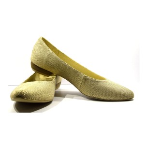 ZŁOTE BALERINY DAMSKIE VERDI 451 - STYL, KOMFORT, ELEGANCJA