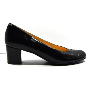 ELEGANCKIE CZÓŁENKA KRYSTAD CZARNE - MODNE SKÓRZANE BUTY DAMSKIE 30 EMILIO