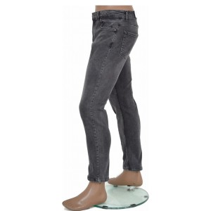 VENTANA MĘSKIE JEANSY SZARE, ZWĘŻANE, BAWEŁNA 98%, ELASTAN 2% 981-100 32"