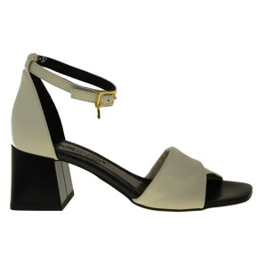 ELEGANCKIE SANDAŁY DAMSKIE SKÓRA LICOWA OBCAS KLOCEK POLSKI PRODUCENT KARINO 4650