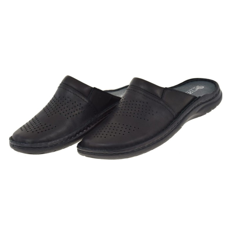 Eleganckie czarne klapki męskie.jpg