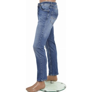 MĘSKIE SPODNIE JEANSOWE GRANATOWE MINIMALISTYCZNY KRÓJ REDSTAR 13917-44 dł. 32"