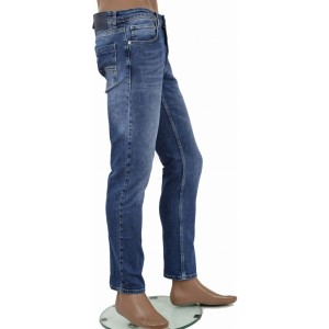 STYLOWE MĘSKIE SPODNIE JEANSOWE REDSTAR GRANATOWE DŻINSY 13917-44 dł. 30"