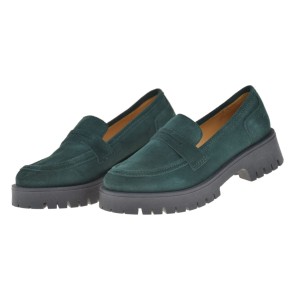 MOKASYNY DAMSKIE ZIELONE TRAPERY DOLCE PIETRO 5053 - MODNE, SKÓRZANE, ELEGANCKIE, KOMFORTOWE - NOWA KOLEKCJA!
