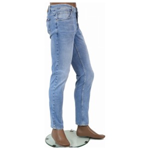 SPODNIE MĘSKIE JEANSY JASNE KLASYCZNE VENTANA 981-037 - WYGODA I STYL