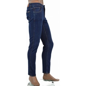 VENTANA 981-038 SPODNIE JEANSY MĘSKIE GRANAT STYL NA CO DZIEŃ dł. 32"