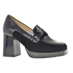 CZARNE CZÓŁENKA DAMSKIE SKÓRZANE MODNE I WYGODNE NAJWYŻSZA JAKOŚĆ  GRODECKI 1415