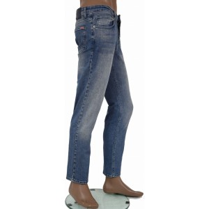 SPODNIE JEANSY MODNE MĘSKIE DŻINSY NIEBIESKIE REDSTAR 13906-42