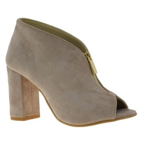 ELEGANCKIE SANDAŁY DAMSKIE NA SŁUPKU LUKSUSOWE PÓŁBUTY  ZAMSZOWE 040