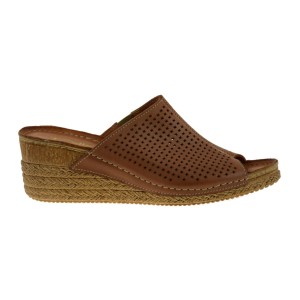 KOMFORTOWE KLAPKI POLLONUS 1390 RUDE NA KOTURNIE - HIT LATA!