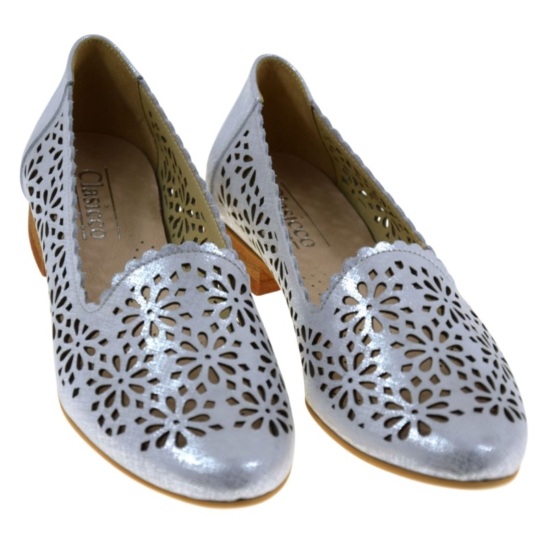 Skórzane baleriny damskie ażurowane CLASICCO 2428 (2).jpg