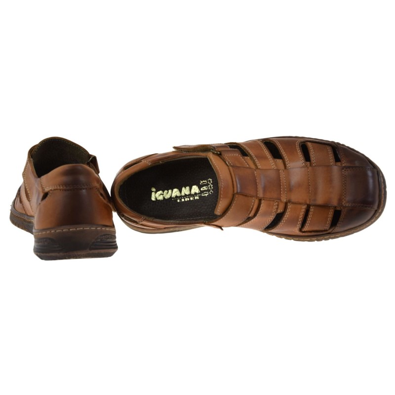 Eleganckie sandały męskie Iguana-Lider 145A-868 na lato (4).jpg