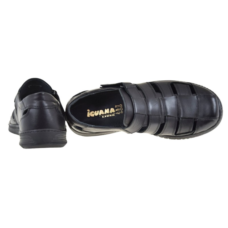 eleganckie sandały męskie ze skóry IGUANA 145A459 (4).jpg