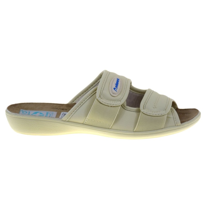 Klapki damskie Adanex 17660 beżowe – wygodne, lekkie, polska jakość (1).jpg