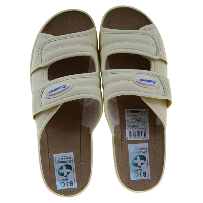 Klapki damskie Adanex 17660 beżowe – wygodne, lekkie, polska jakość (3).jpg