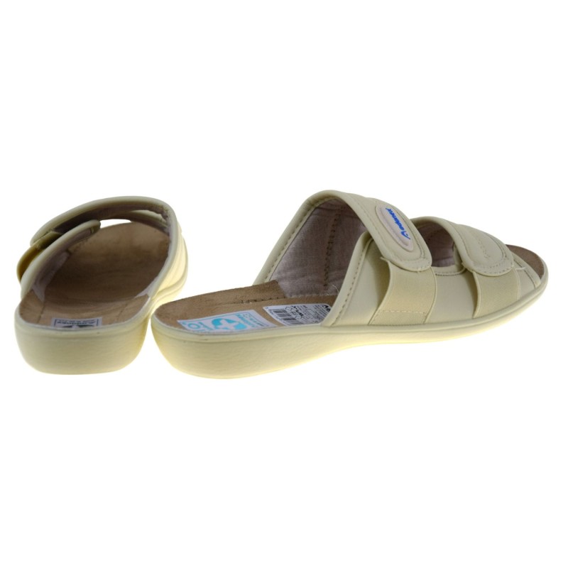 Klapki damskie Adanex 17660 beżowe – wygodne, lekkie, polska jakość (4).jpg