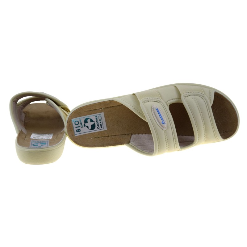 Klapki damskie Adanex 17660 beżowe – wygodne, lekkie, polska jakość (5).jpg