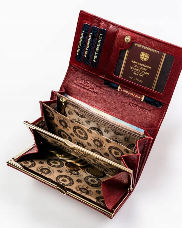 Portfel damski skórzany Peterson PTN ST-466 Snake – elegancja i funkcjonalność z ochroną RFID (4).jpg