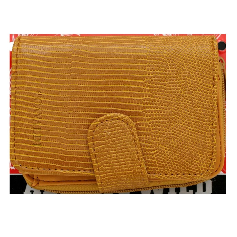 Modny portfel damski camel ze skóry ekologicznej – model A-030B-BL marki 4U CAVALDI.jpg