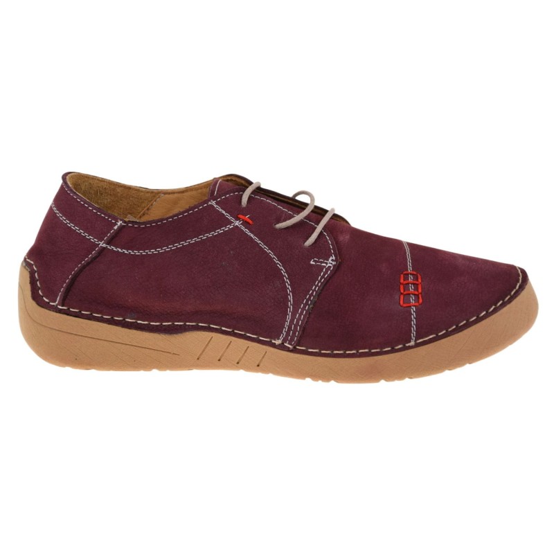 półbuty damskie barefoot ARTIKER 57C2111 bordowe skórzane nubukowe (1).jpg