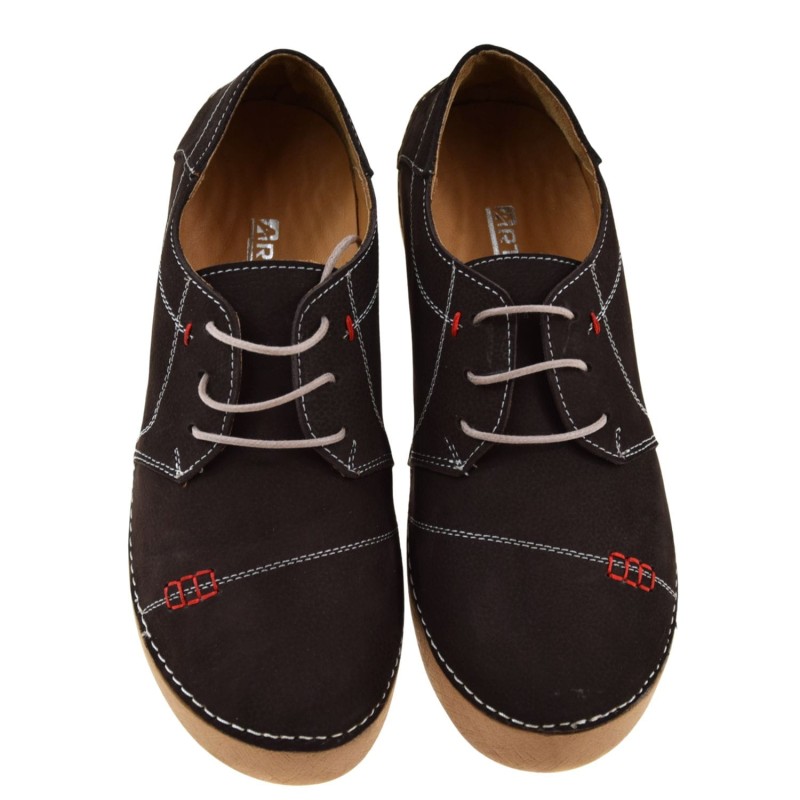 Modne półbuty damskie ARTIKER 57C2114 z naturalnej skóry nubukowej (5).jpg