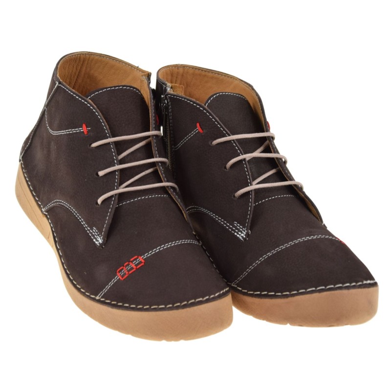 trzewiki damskie barefoot ARTIKER 57C2117 brązowe skórzane buty za kostkę (2).jpg