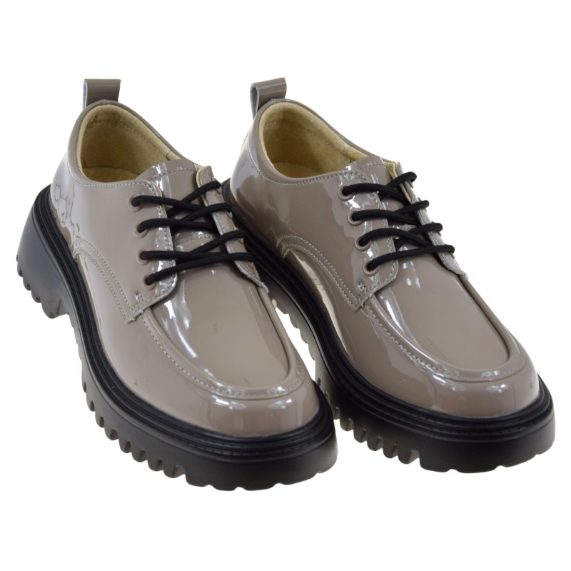 półbuty damskie ARTIKER 55C1007 skórzane beżowe lakierowane eleganckie (2).jpg