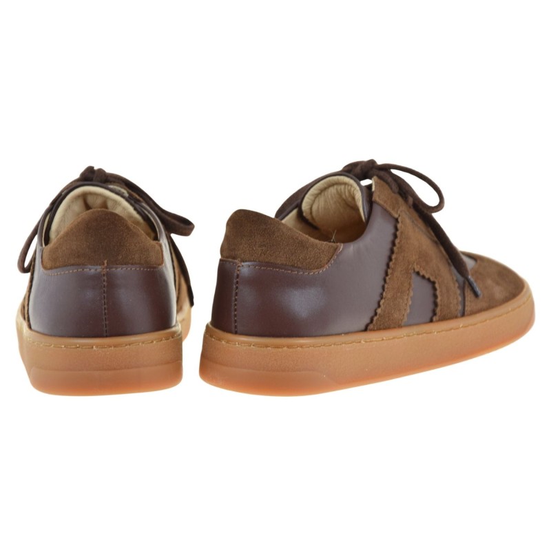 Półbuty barefoot damskie VERONNA 1972 brązowe skórzane eleganckie wygodne (3).jpg