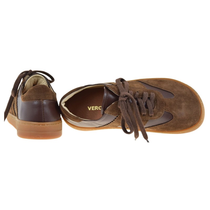 Półbuty barefoot damskie VERONNA 1972 brązowe skórzane eleganckie wygodne (4).jpg