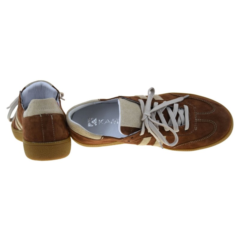 eleganckie brązowe sneakersy damskie KAMPA N1068 z naturalnej skóry – wygodne buty na co dzień (4).jpg