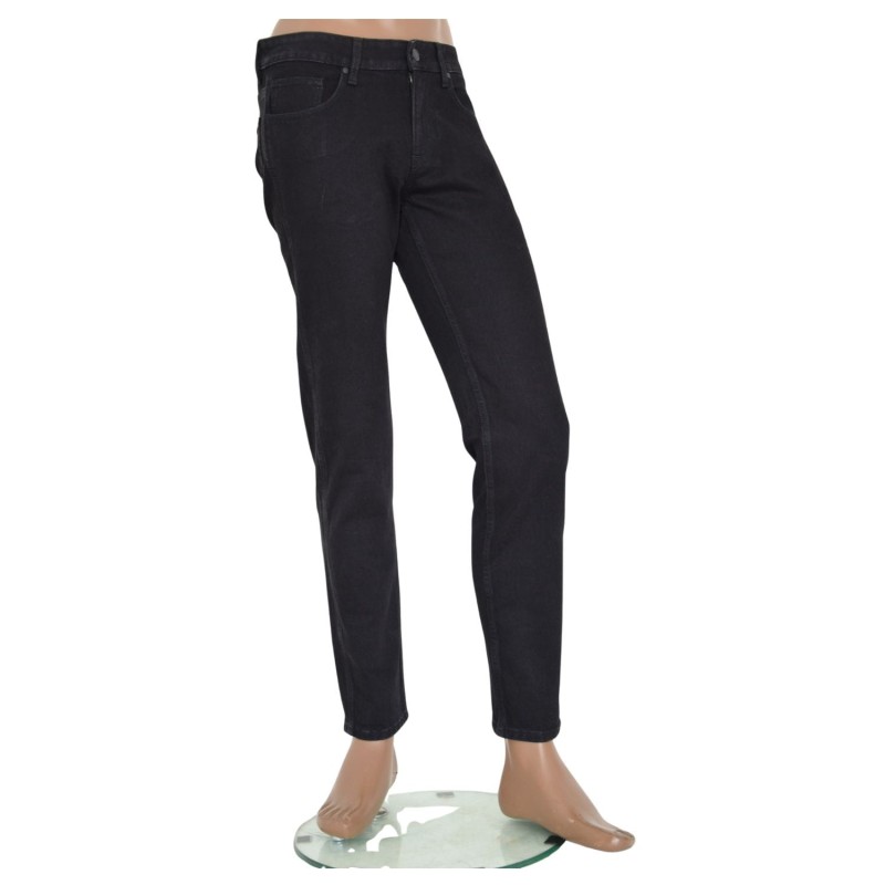 eleganckie spodnie jeansowe męskie VENTANA 970-073 czarne na każdą okazję (4).jpg