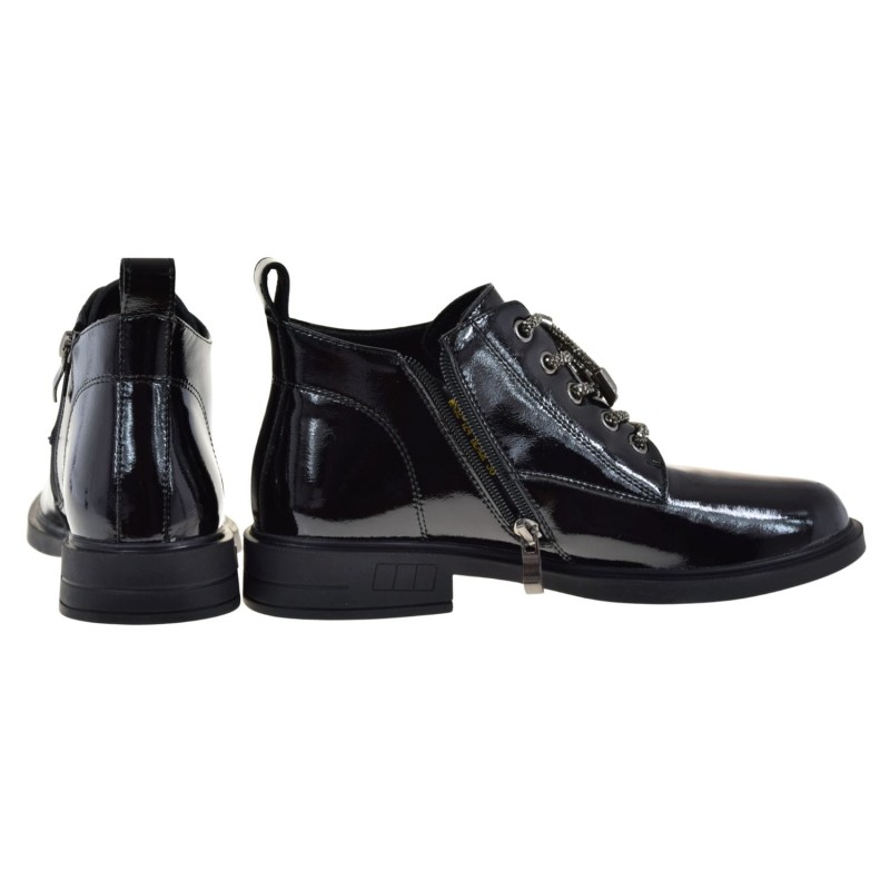 eleganckie półbuty damskie S.BARSKI MR52-124 skóra naturalna lakierowana czarne (4).jpg