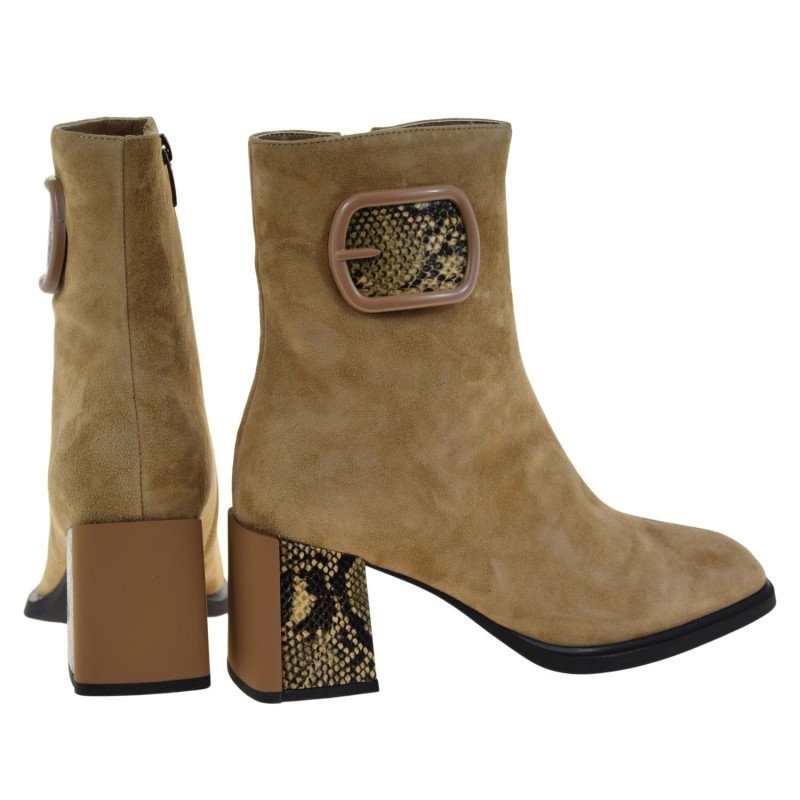 Eleganckie botki damskie EPICA Z9B52 skóra nubuk na słupku 7 cm (2).jpg
