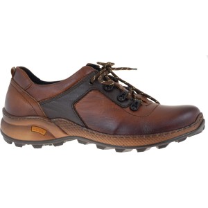 Półbuty męskie trekkingowe skórzane DETA 7109 – wygodne buty na co dzień i w góry