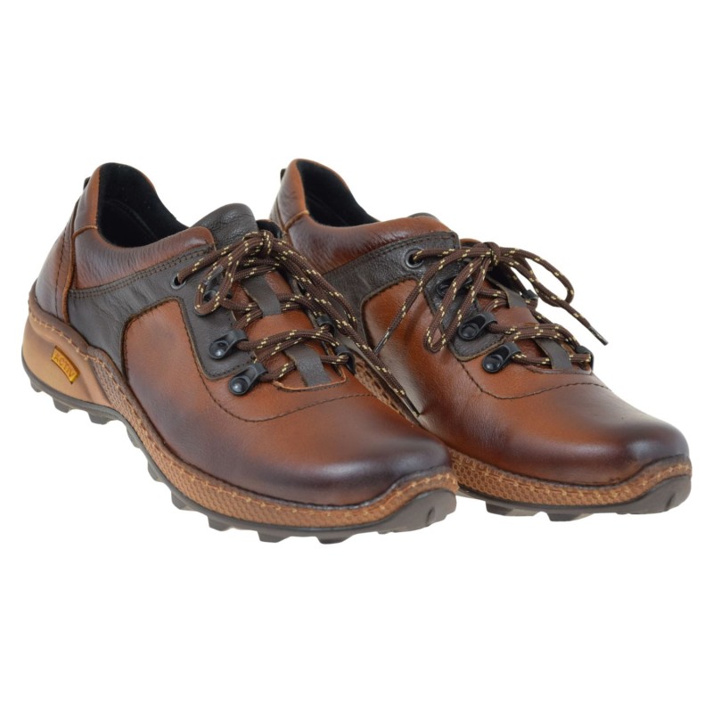 męskie buty trekkingowe ze skóry naturalnej DETA 7109 – polskie półbuty outdoor z antypoślizgową podeszwą (5).jpg
