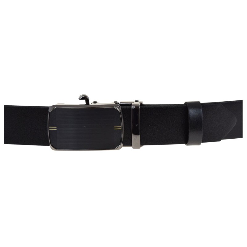 Elegancki pasek męski skórzany ARUCcE czarny z automatyczną klamrą – skóra naturalna, polska marka (3).jpg