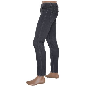 MĘSKIE JEANSY VENTANA 969-006 CIEMNOSZARE, WYGODNE SPODNIE CASUAL Z ELASTANEM dł. 30"