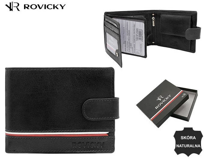 portfel męski skórzany RFID czarny Rovicky R-N992L-CPL-1020 widok z zewnątrz (2).webp