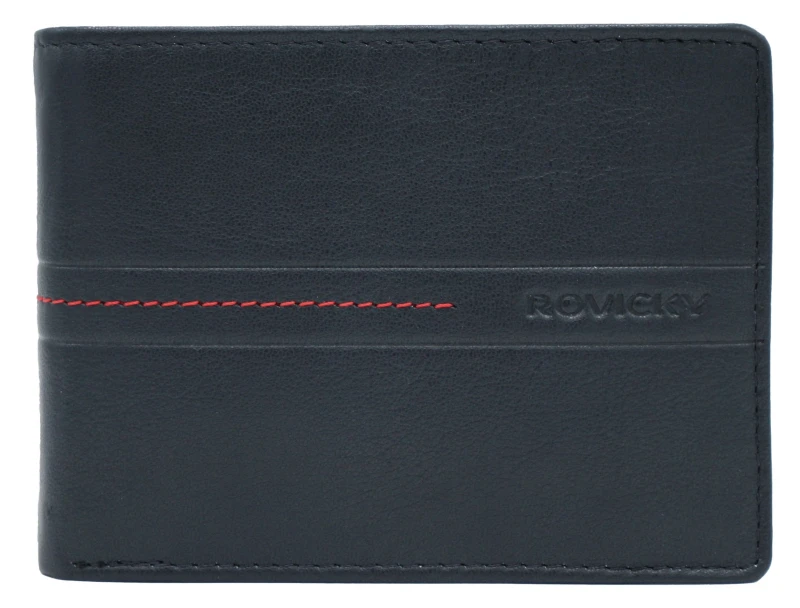 portfel skórzany męski granatowy RFID ROVICKY R-N992-GAT Navy Red (1).webp